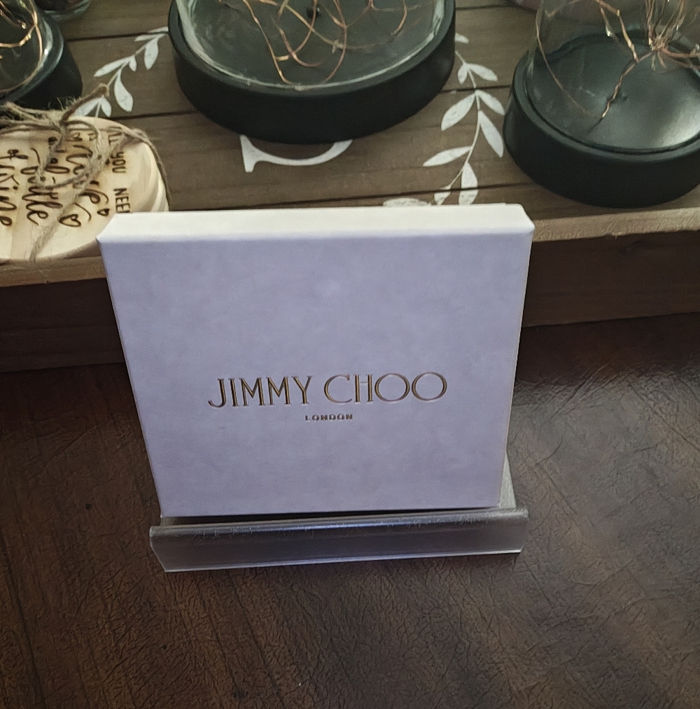 Jimmy Choo Metallic Gold Card Holder - Picture 5 of 9